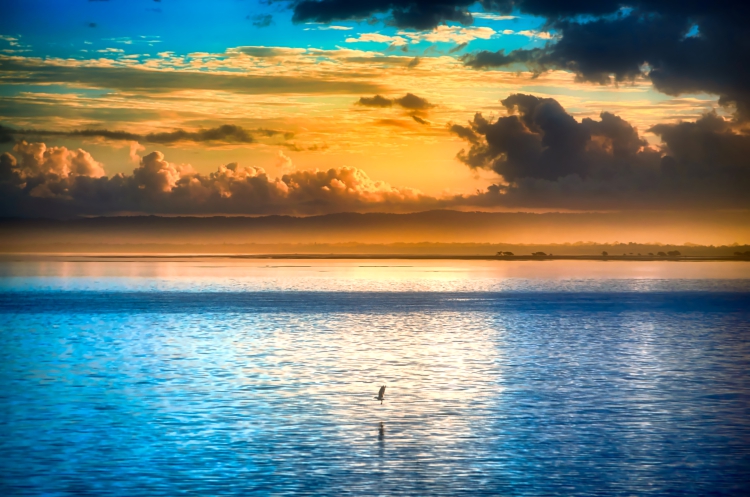 Sunset Over Morton Bay Simon Wilson Photography