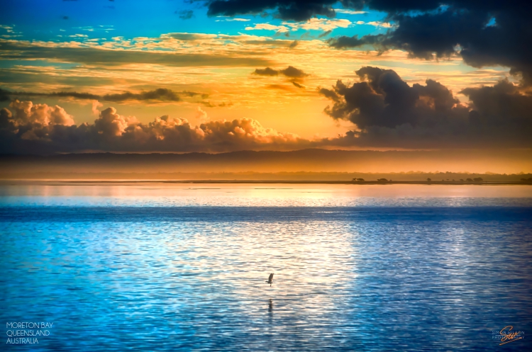 Sunset Over Moreton Bay. Simon Wilson Photography