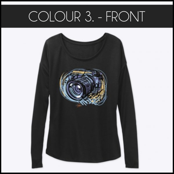 Womens Flowy Long Sleeve Tee Colour 3 Front